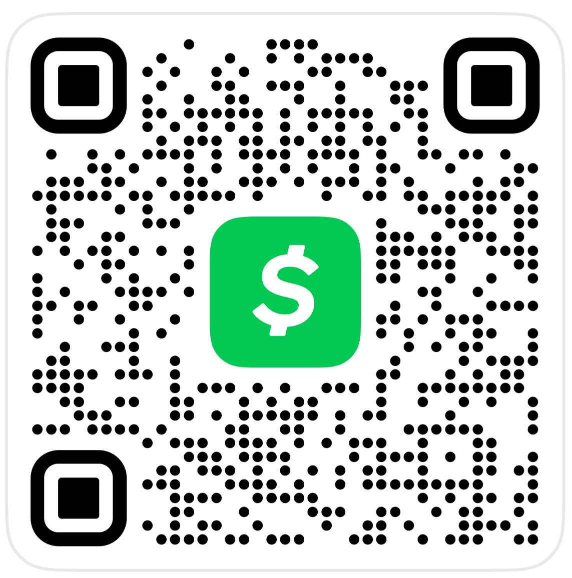 Cash App QR code only